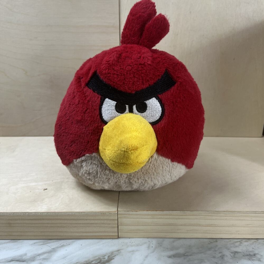 Angry Birds Big Red 6" Plush Stuffed Toy Video Game Doll Rovio